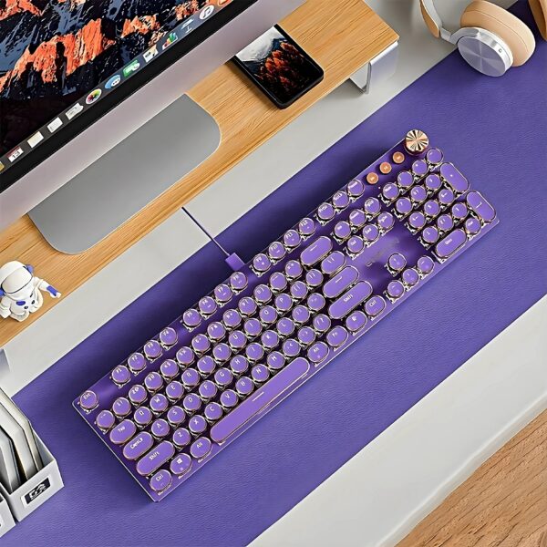 Retro Typewriter Keyboard 2 Purple 3 | The PNK Stuff