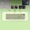 Retro Typewriter Keyboard and Mouse Set 2 Matcha 3 | The PNK Stuff
