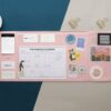 Multi-Functional Desk Pad with Calendar and Planner - The PNK Stuff